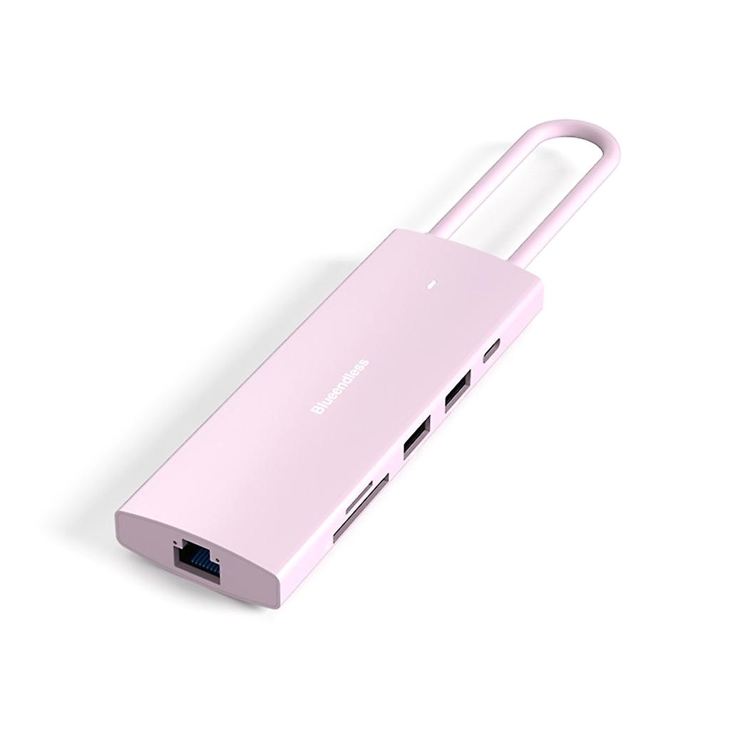 USB-Hub-Adapter Multi USB-C 9-Port-Splitter für PC-Laptop-Notebook-Empfänger