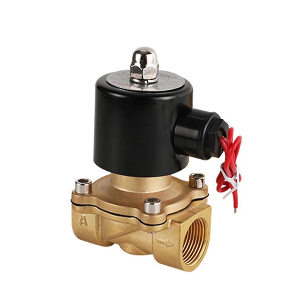 Solenoid Valve AC220V DC12V 24V Water Control Valve Controller Normally Closed