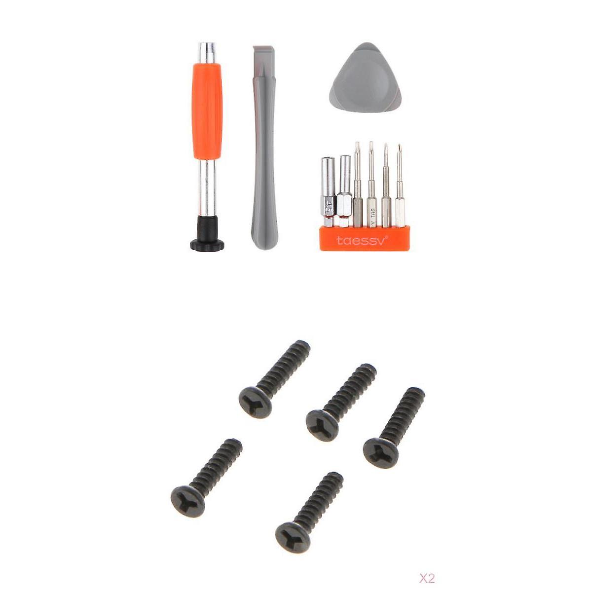 10x For Nintendo Switch Joy-Con Tri/Wing Tri/Point Screws + Screwdriver Set