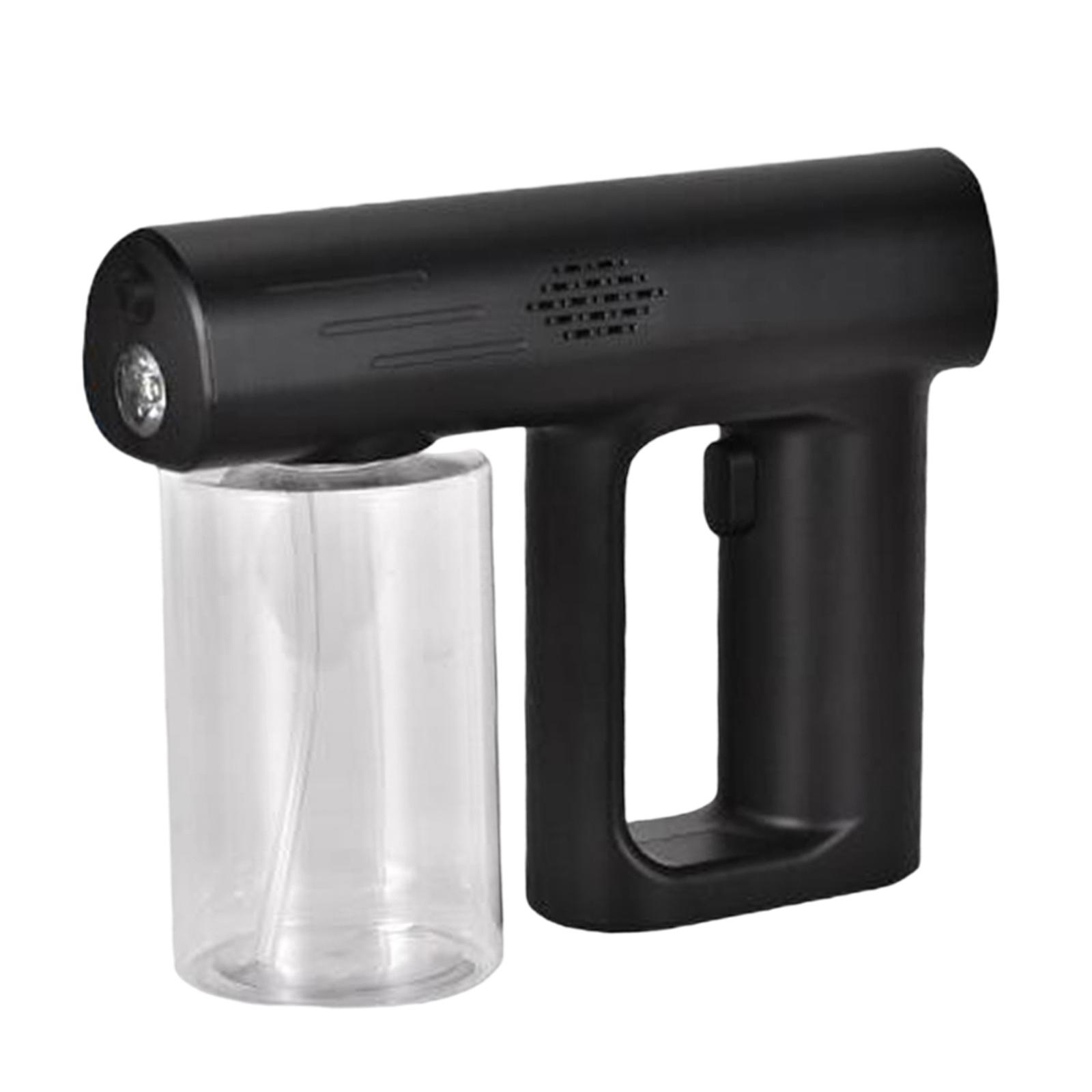 Handheld Disinfectant Sanitizer Fog Machine 500ml Sprayer USB Charging Black