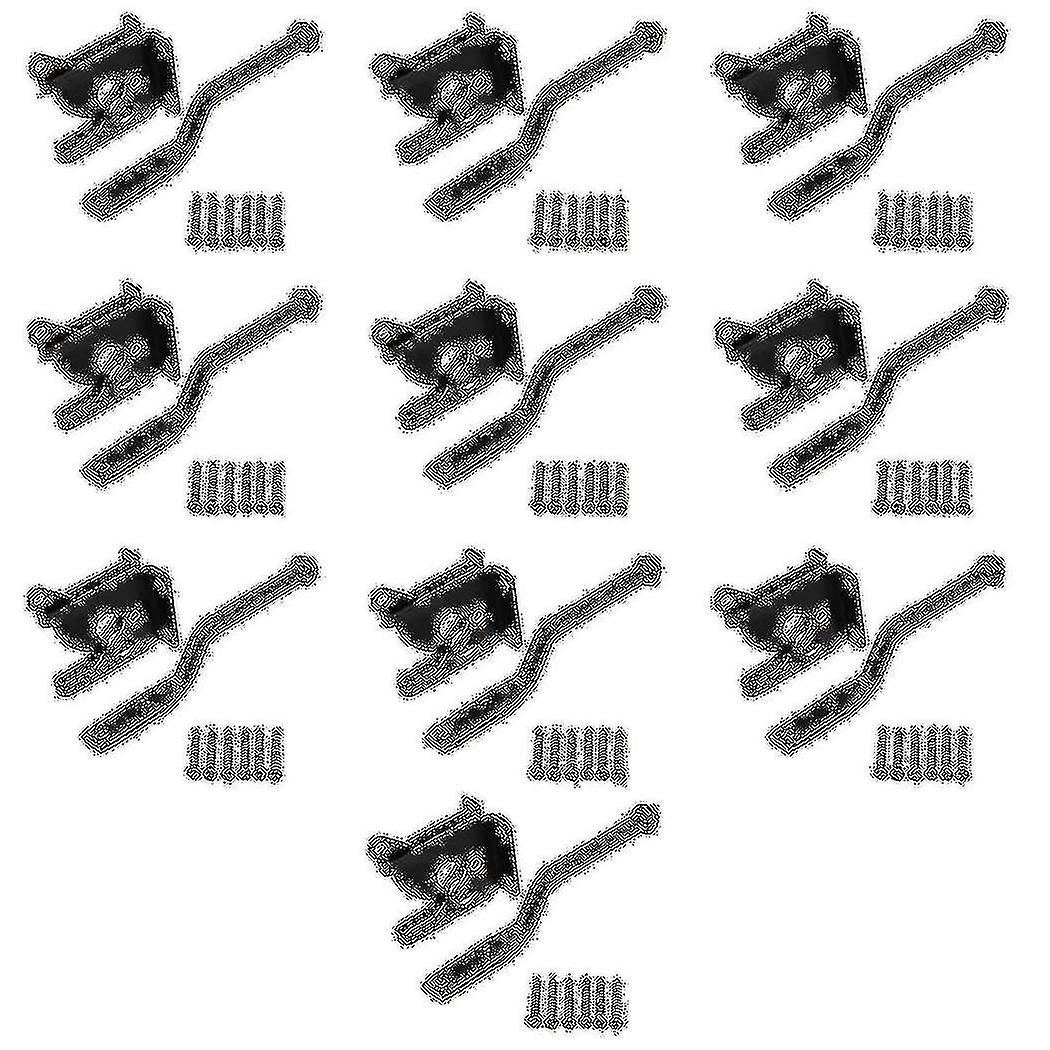 10x Self Locking Gate Latch Automatic Gravity Lever Fence Gate Lock For Wood Fence Gate Door Latche
