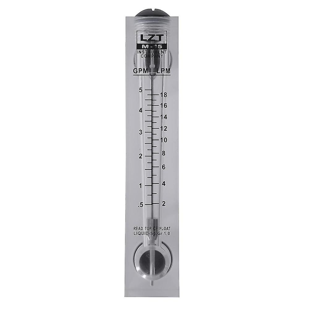 0.5-5 Gpm 2-18 Lpm Water Flow Panel Mount Type Flowmeter