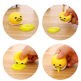Spremere tuorlo vomito uovo giocattolo anti pressione stretching giocattoli regalo per compleanno Natale