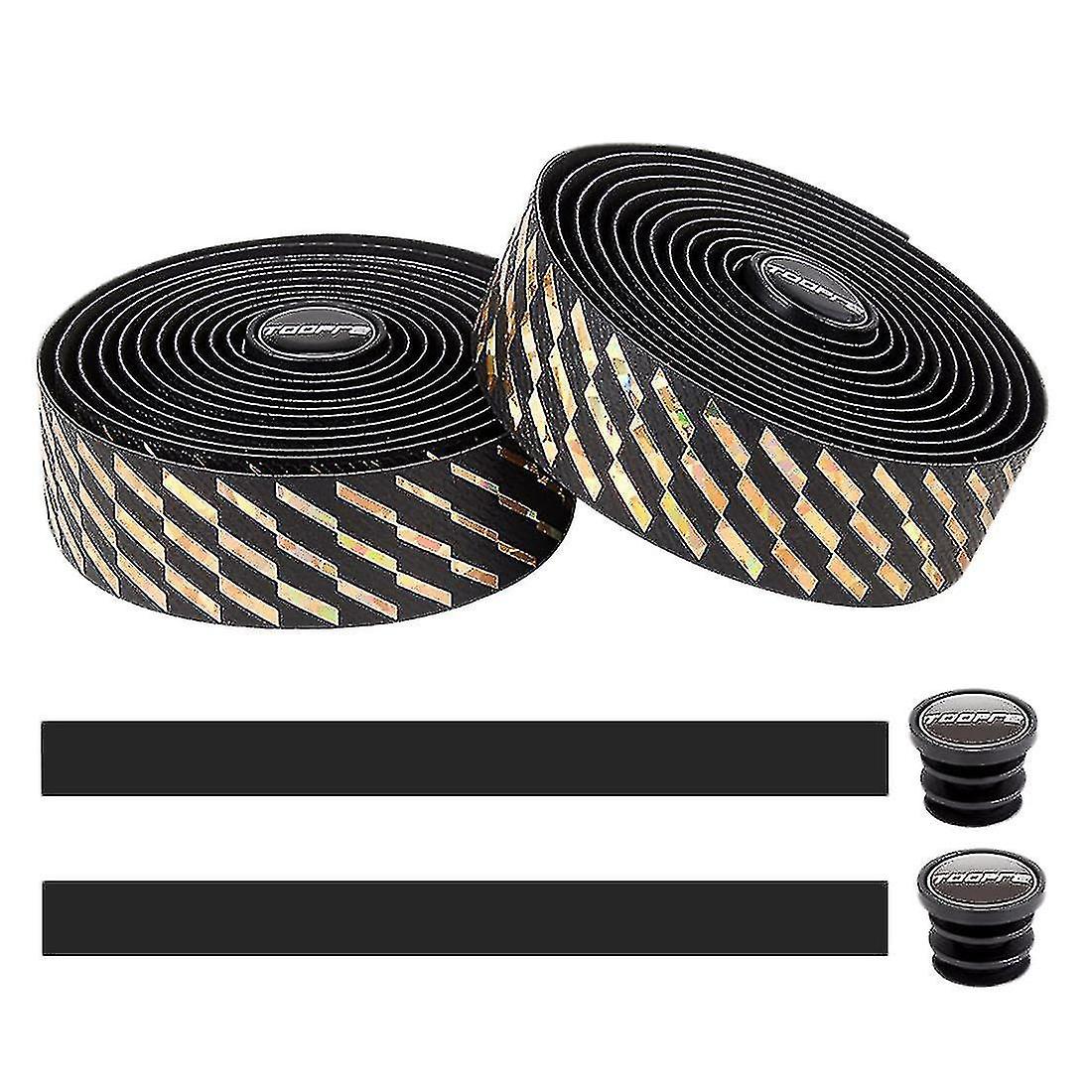 Toopre Road Bike Handlebar Tape Non-slip Wrap Tape Gold