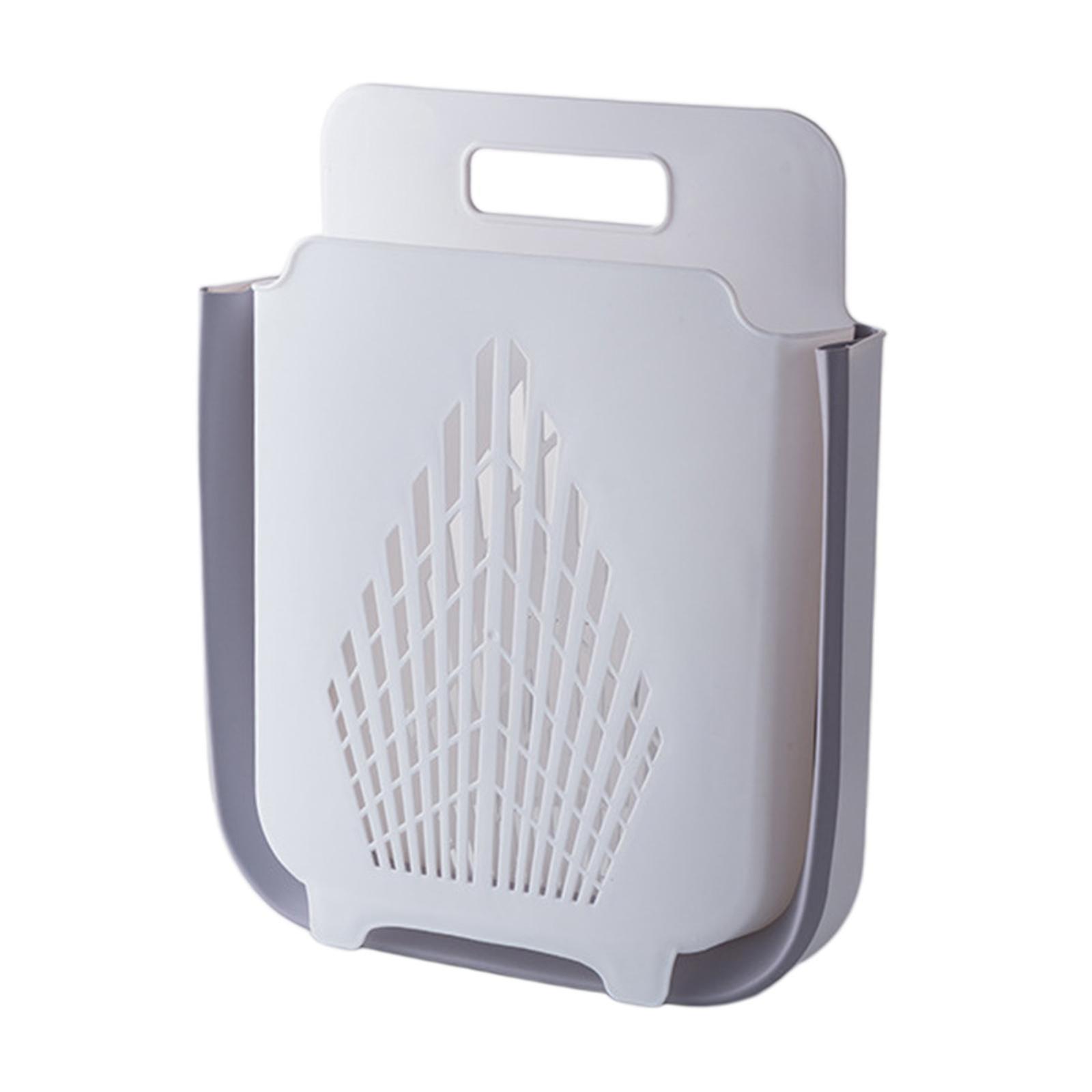 Foldable Laundry Basket Large Folding Storage Bin Organizer  White