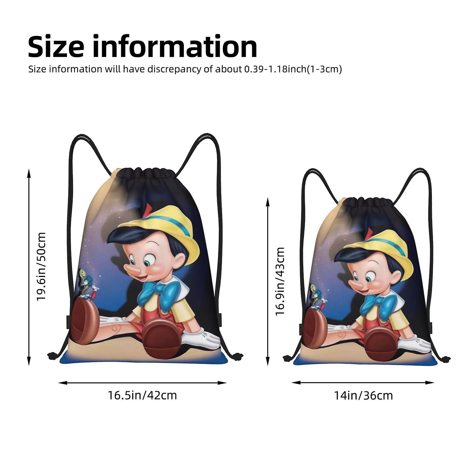 Pinocchio Drawstring Bag Borsa portatile per esterni