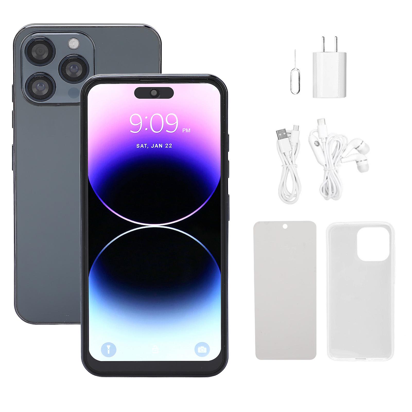 6,6 Zoll 3G entsperrtes Android 10 Smartphone, Dual-SIM, 5000 mAh, 24 MP + 32 MP, Dualband-WLAN