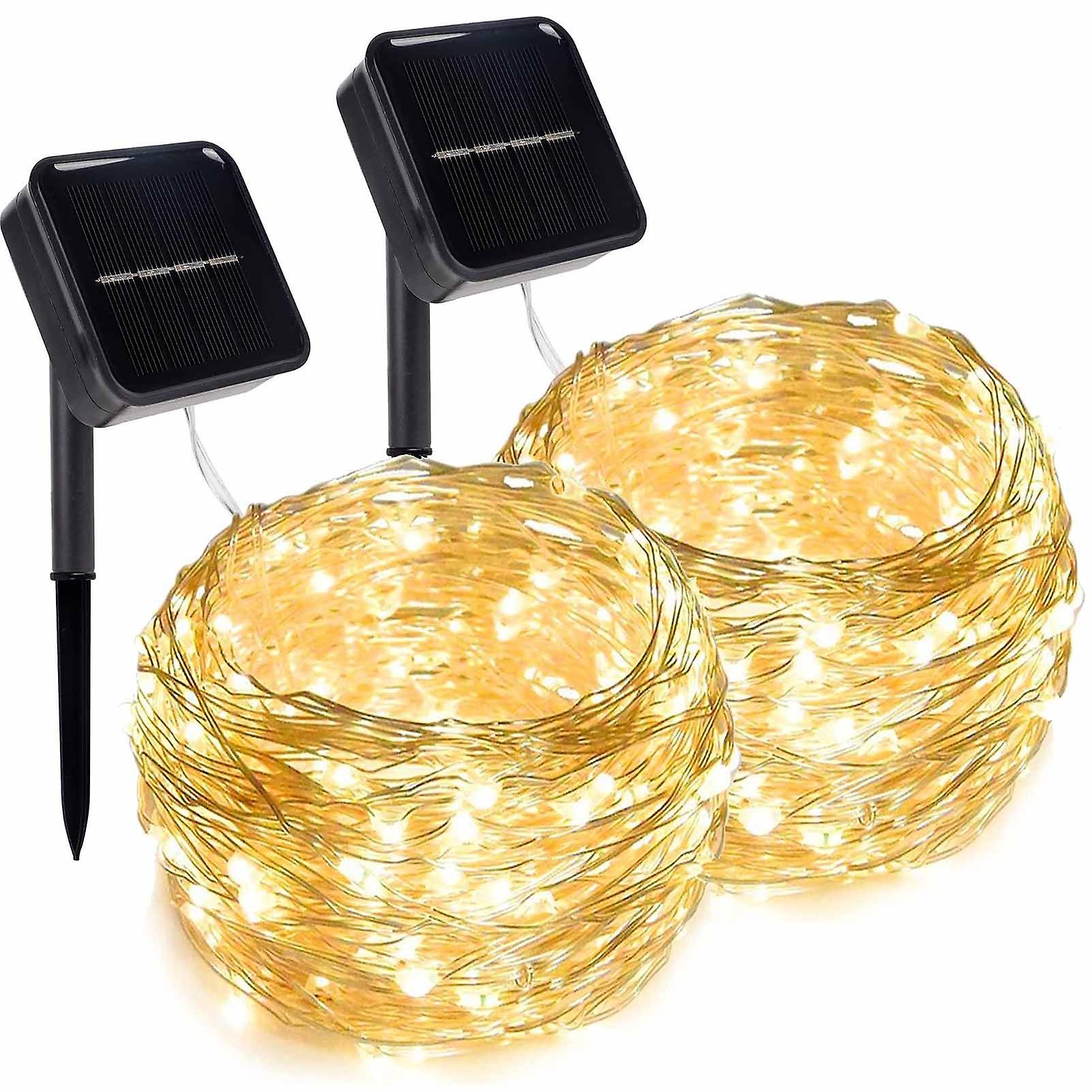 Double Head Solar Spotlights Weatherproof Solar Lights Rechargeable Landscaping Lamp For Patio Pathway Yard