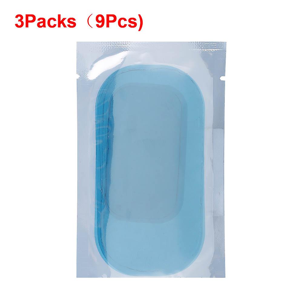 Lot de 9 patchs autocollants de remplacement en hydrogel inirritant à haute adhérence pour exercices