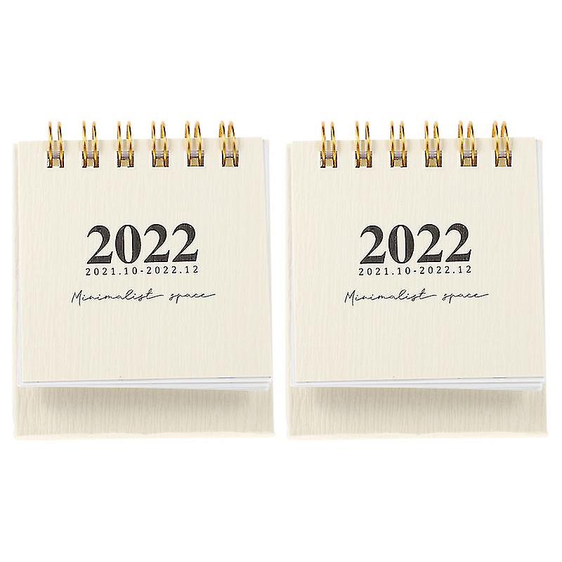 2pcs Small Paper Calendars
