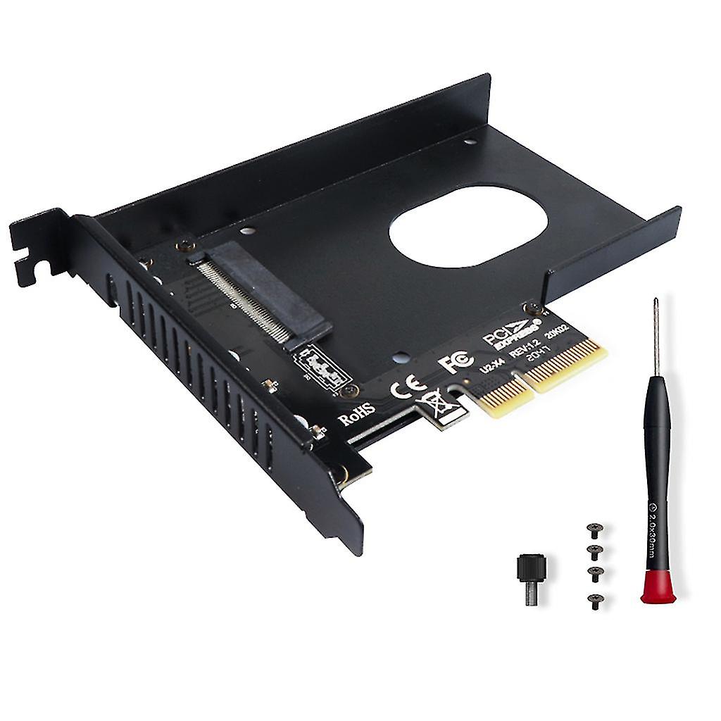 Pcie 4.0 X4 To U.2 / Sata Computer 2.5'' Hard Drive Ssd Adapter Card Sff-8639