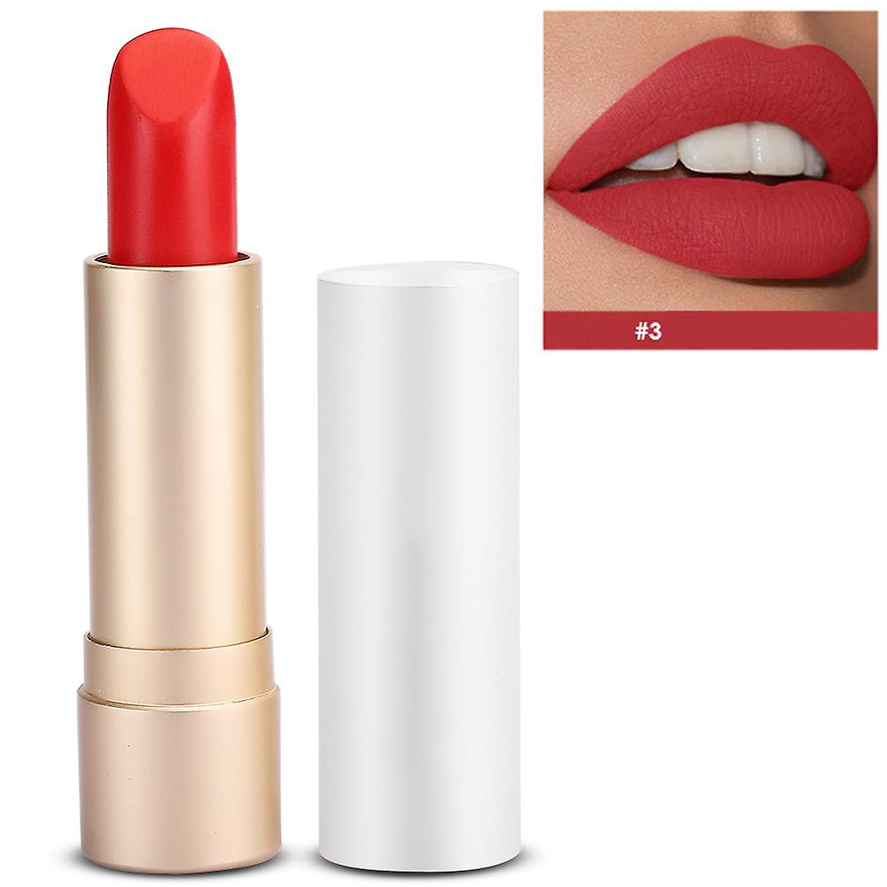 Matte Long Lasting Moisturizing Lipstick 3.6g #3 Waterproof