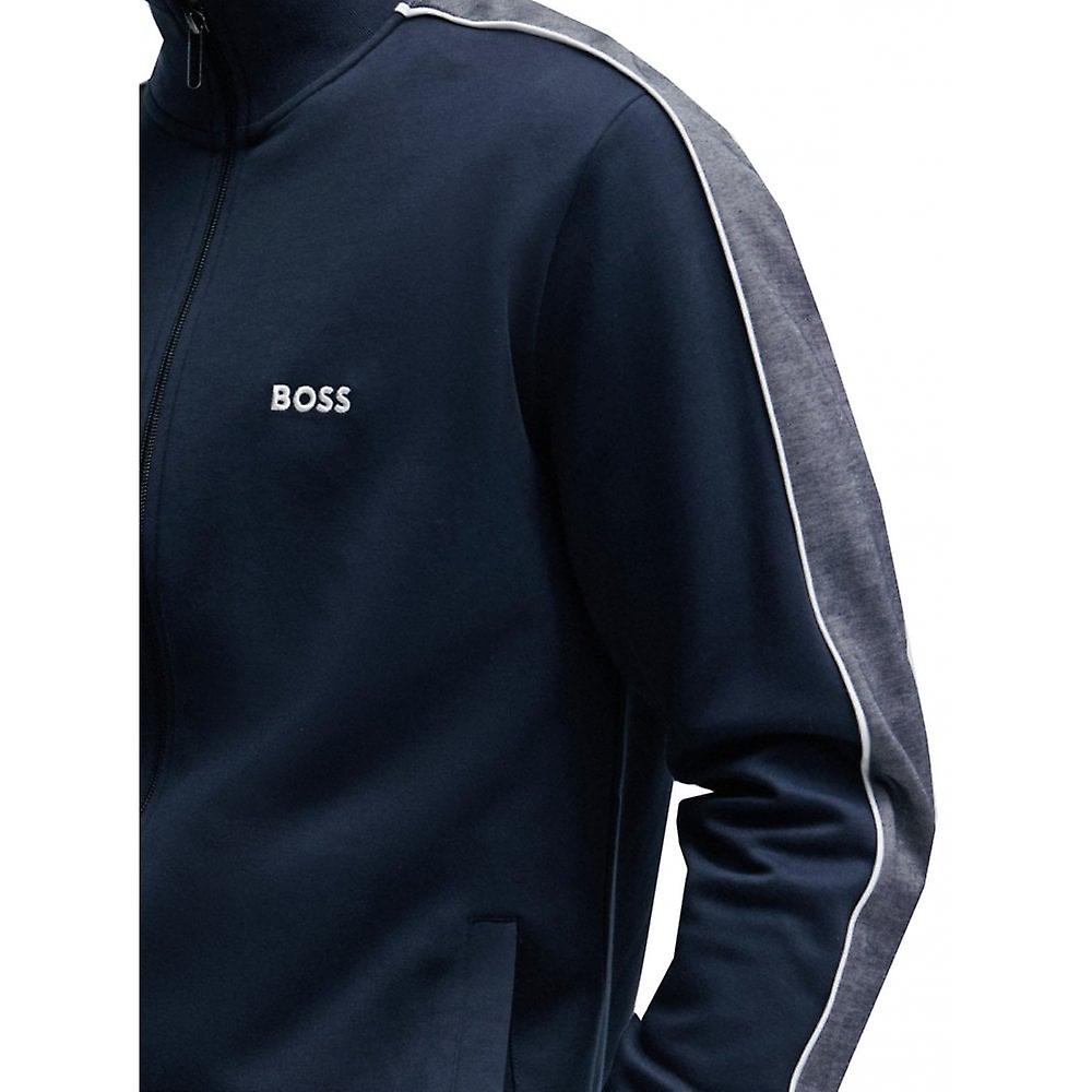 Men's Hugo Boss Leisure Wear Hugo Boss Men's Dark Blue Zip Through