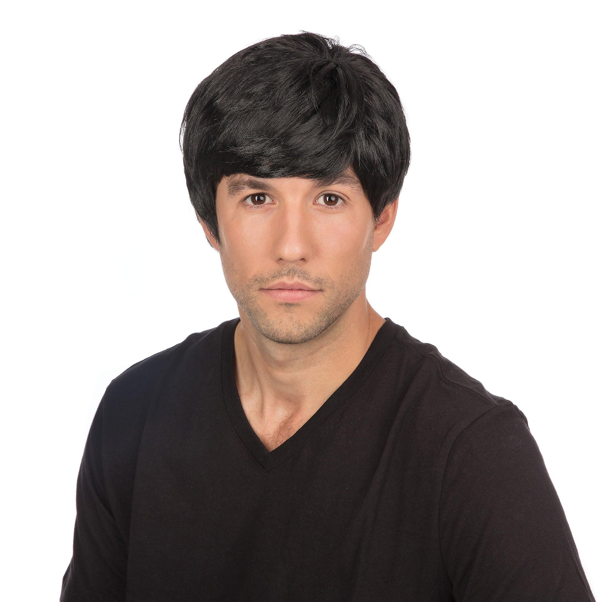 60S Male Wig Black Bw939