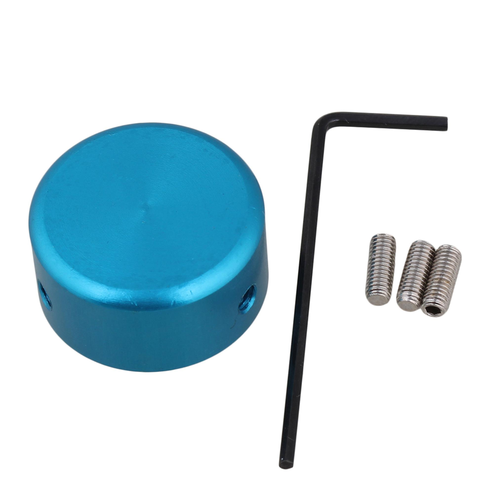 Guitar Effects Accessories Stomp Switch Cap Pedal Box Foot Metal Blue