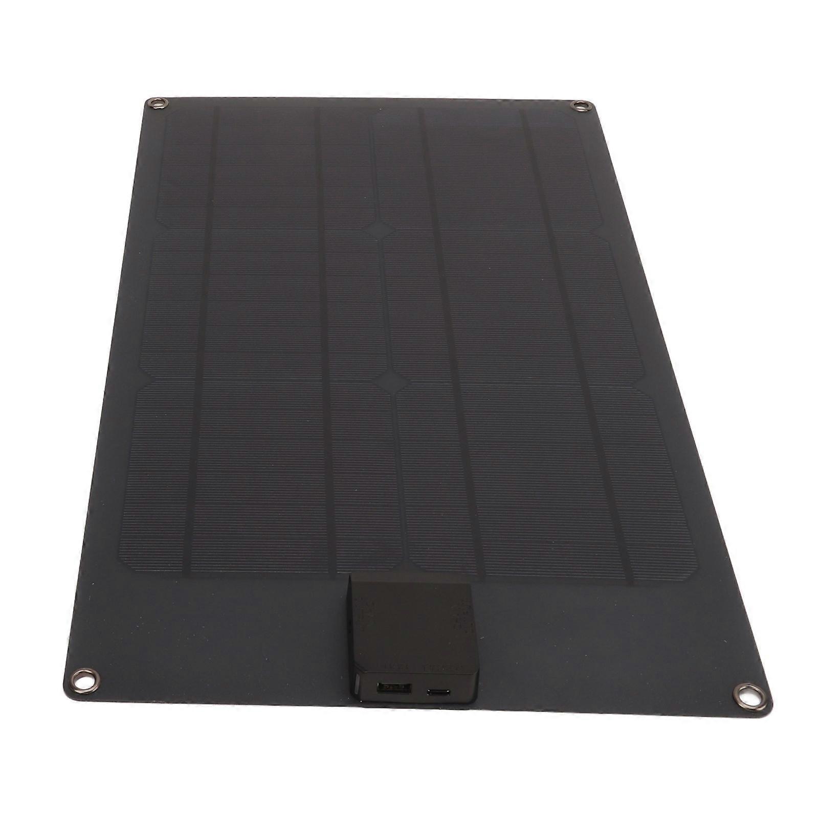 25W 18V Dual Output Waterproof Solar Panel Kit 470x280mm