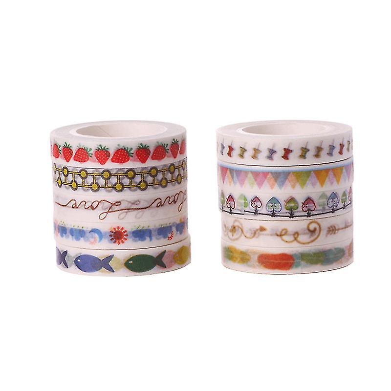 10pcs Scrapbook Tape