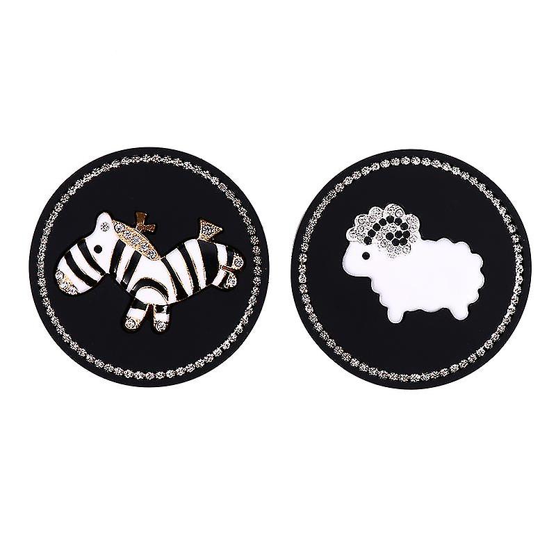 2pcs Car Coaster Mat