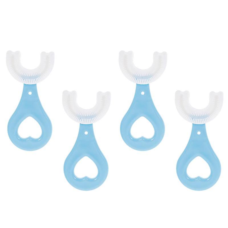 4pcs Handheld Toothbrush For Kids