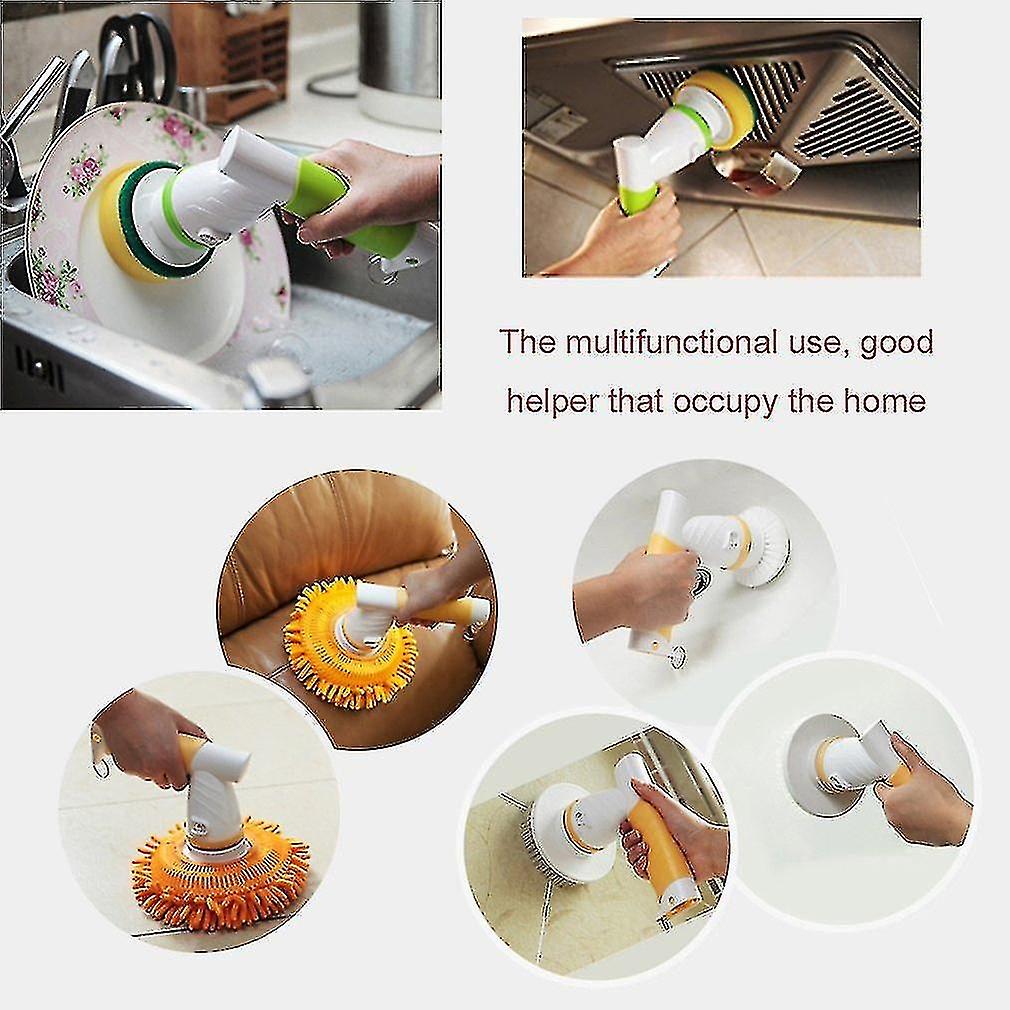 Electric cleaning brush 360 rotating automatic cleaning window floor mop