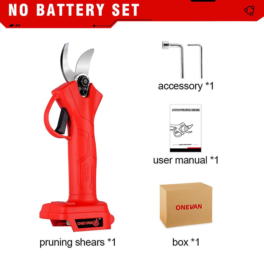 4 Gears 30mm Electric Brushless Cordless Pruner Pruning Shear Efficient Fruit Tree Bonsai Pruning Cutter For Makita 18v Battery