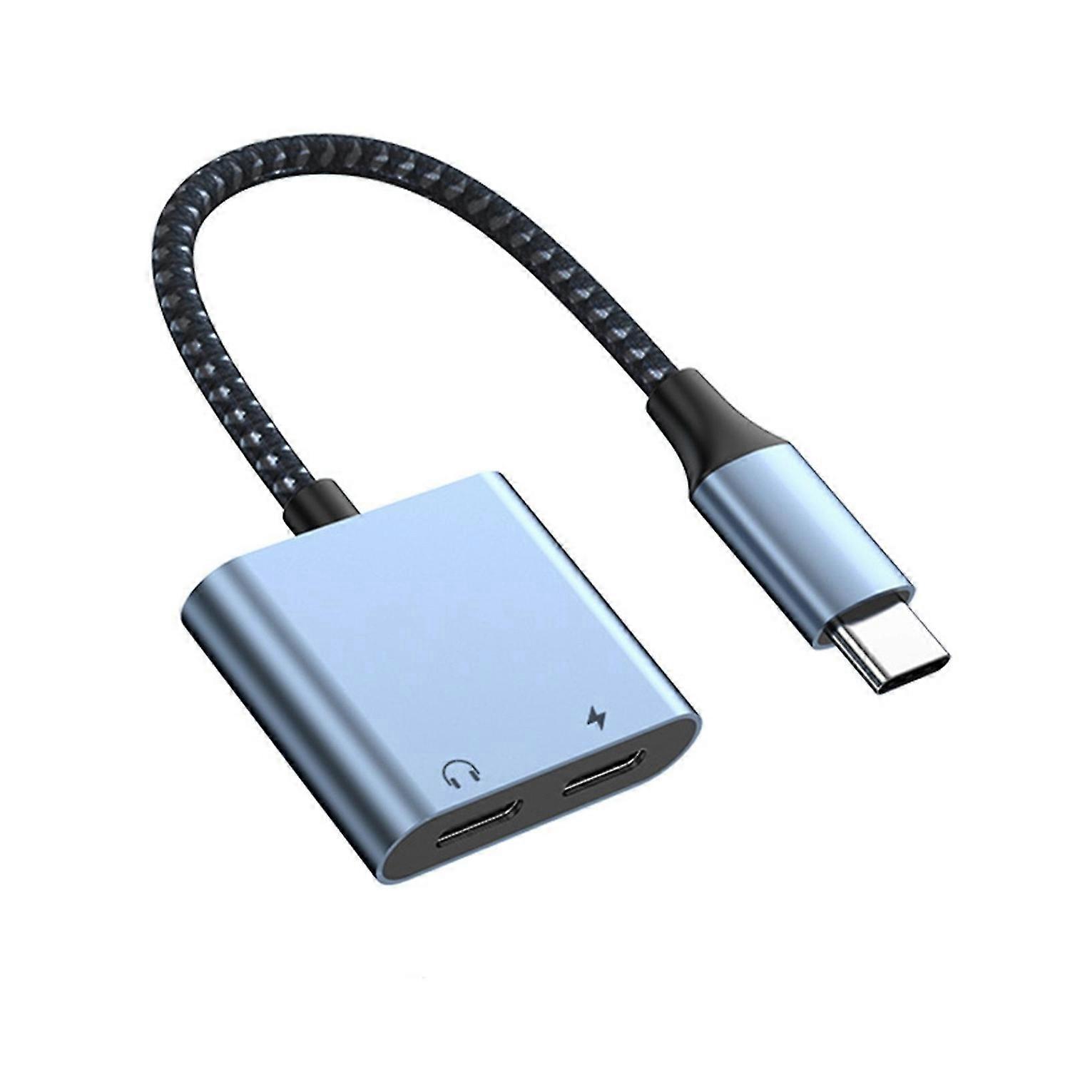 Universal Audio Adapter with 3.5mm Jack Low Latency Driver Free Plug-And-Play Type-C Adapter Convert