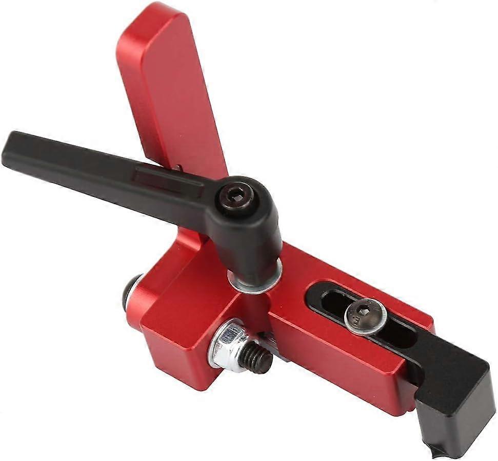Type-75 Woodworking Tool Mitre Track Stop t-Nut Precision Length Limiter Woodworking Tool Mitre Limit Red