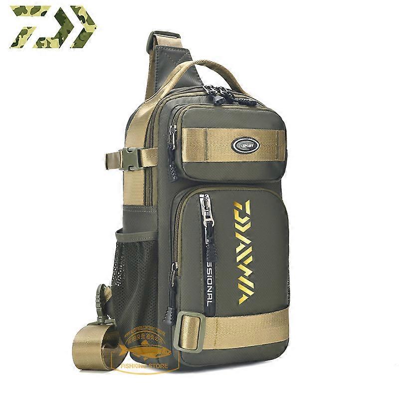 2023 Utomhusfiskeväska för män bärbar vattentät hållbar axelväska utomhussporter