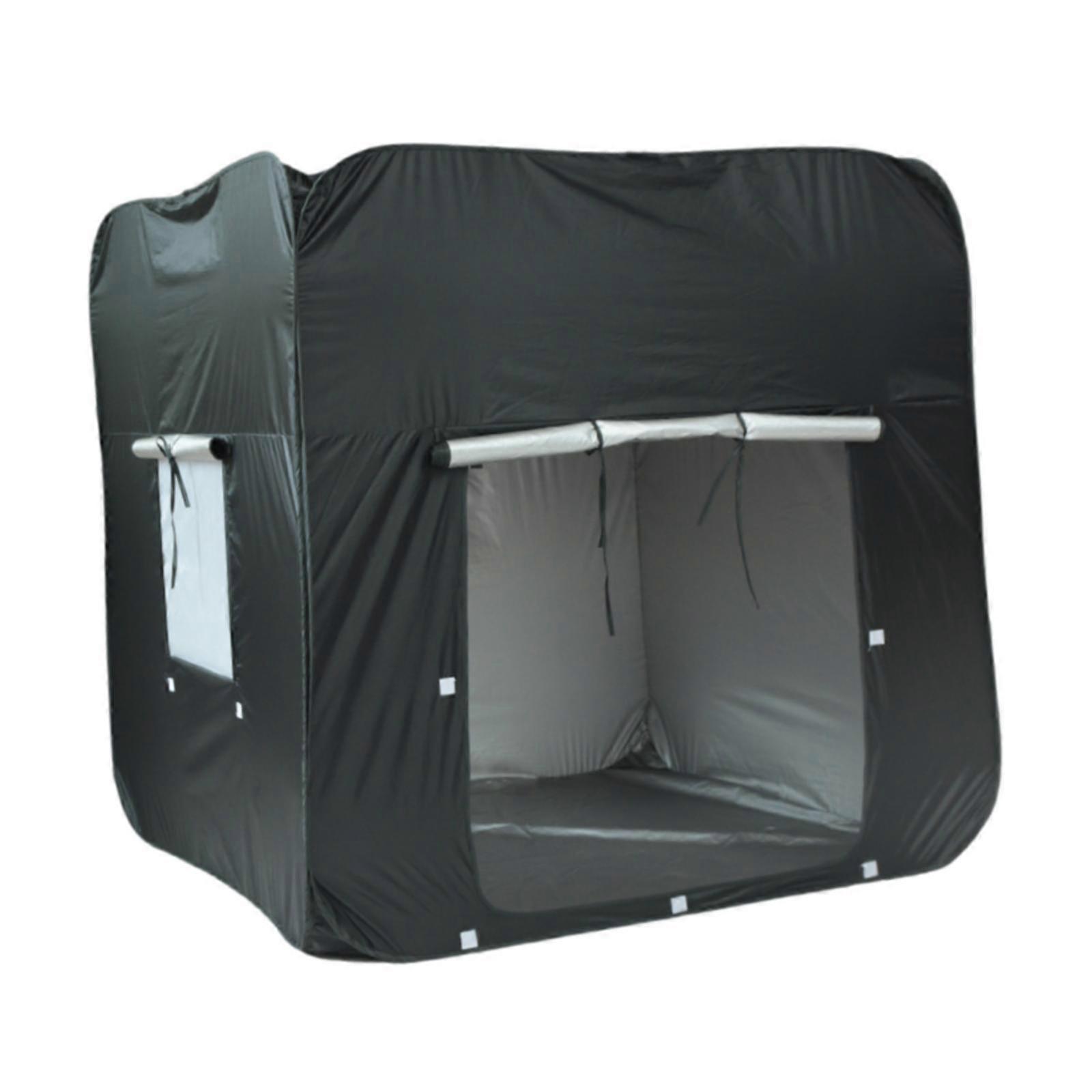 ילדים משחקים אוהל נייד ילדים משחקים בית למתנת יום הולדת קיץ קמפינג שחור