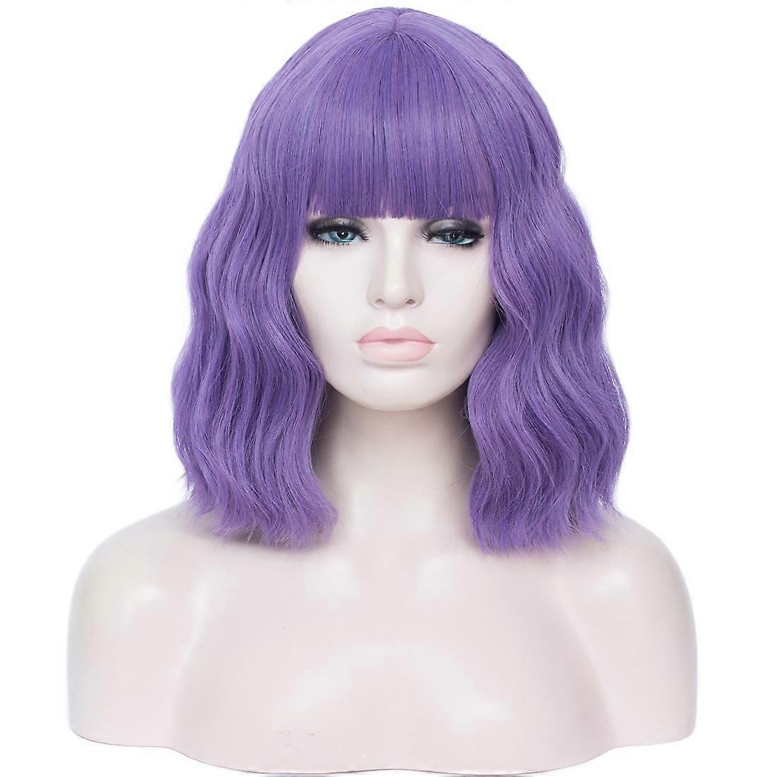 Short curly wig ladies wavy wig (color 16)
