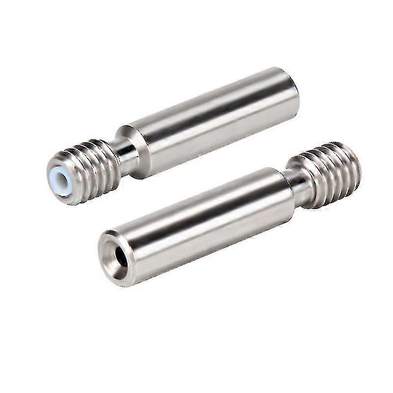 جميع المعادن MK8 1.75mm V6 كسر الحرارة التيتانيوم 3D طابعة فوهة أنبوب الحلق 2 قطعة-Yvan