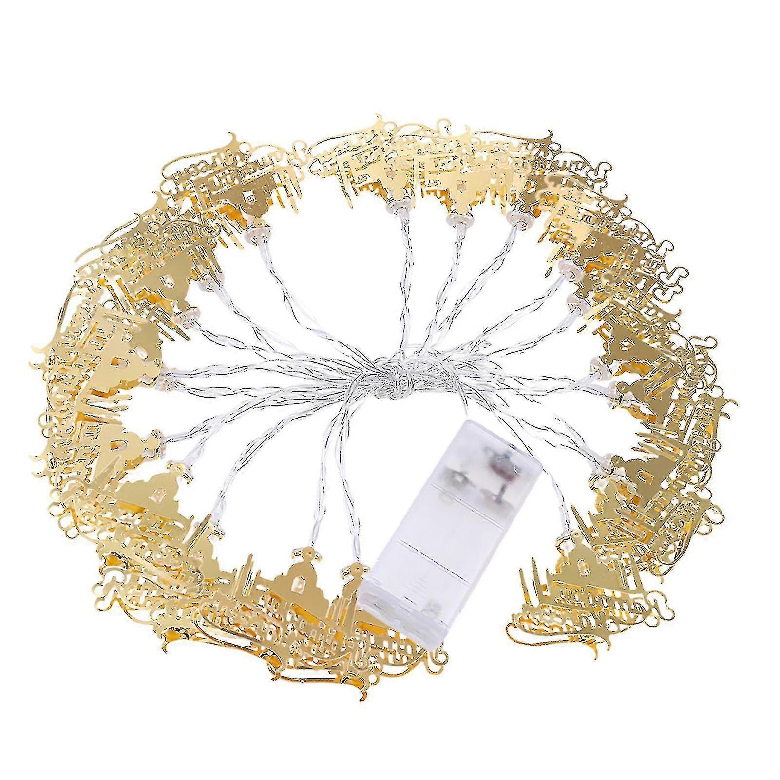 String Lights Bright Reusable Moon Shaped Led Light String Party Supplies For Garden-1123taiy