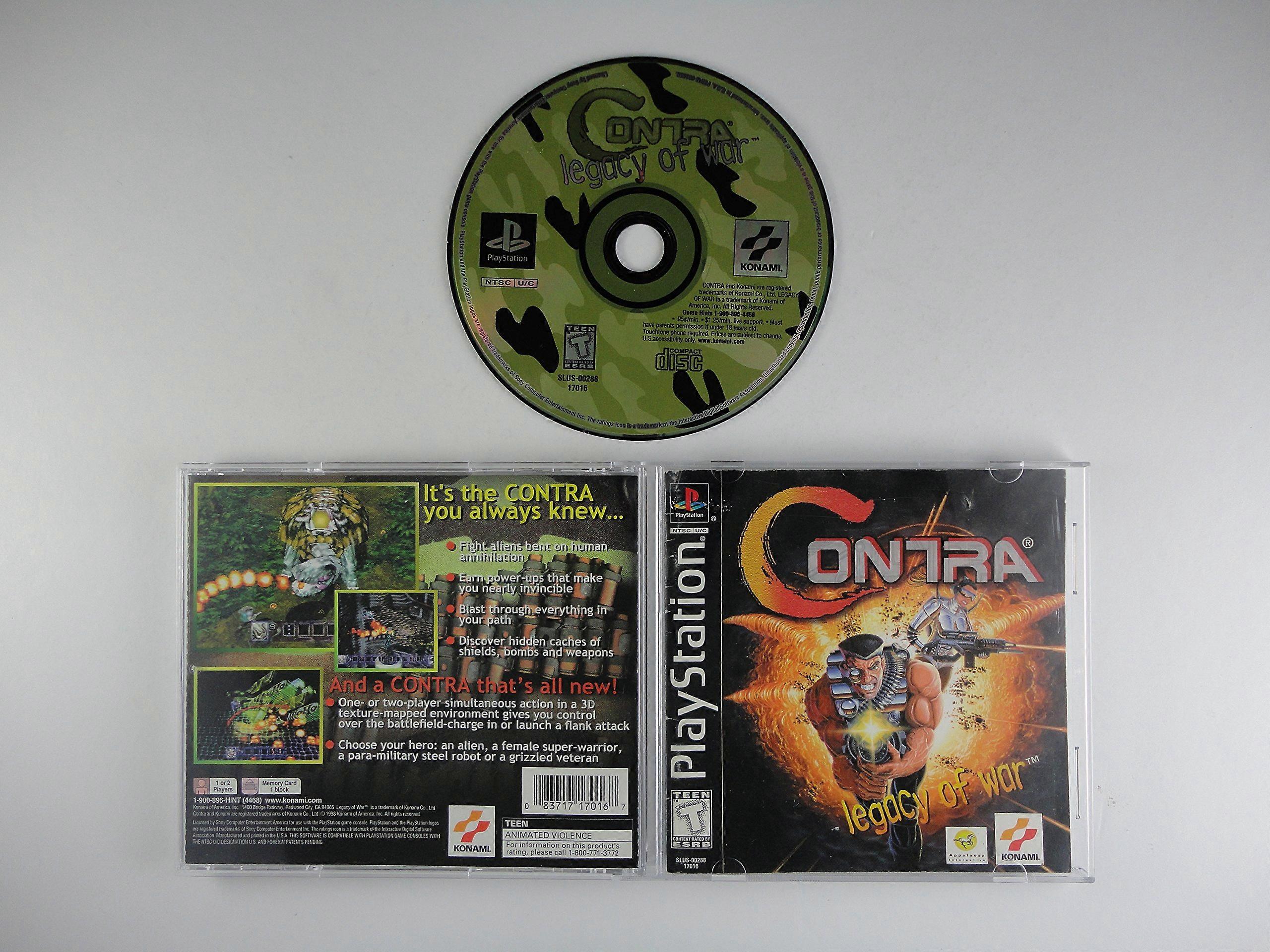 Contra Legacy of War  Game -  - PAL - New & Sealed