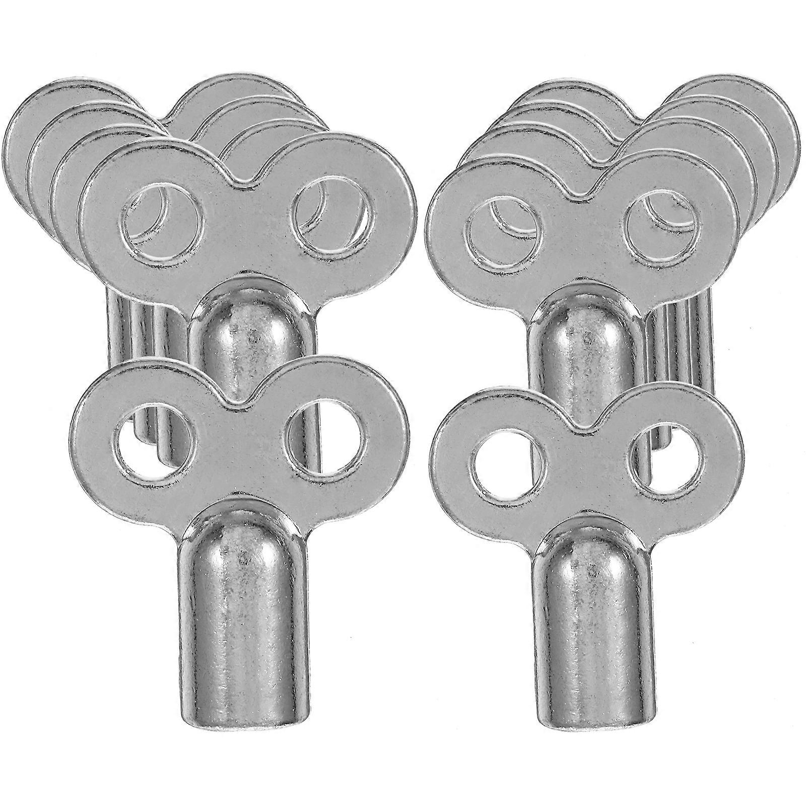 10pcs Radiator Bleeding Air Valve Keys Gas Valve Keys Plumbing Valve Keys (Square, Extended Square)