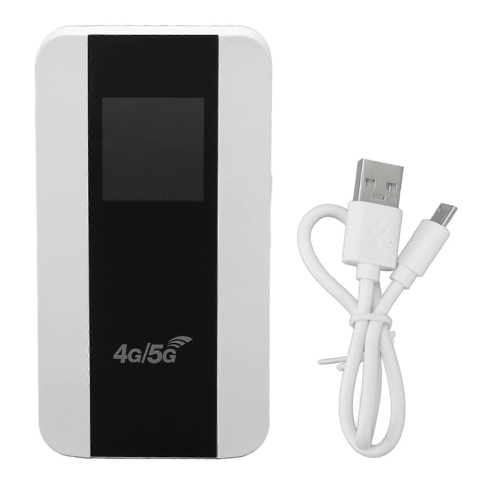 4G WiFi Router 150Mbps SIM Card Slot 10 Devices Supported LED Display 3000mAh Mobile WiFi Hotspot for Office Travel Home
