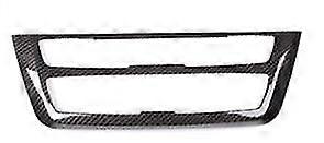 Koolstofvezel stijl abs plastic centrum decoratie frame trim