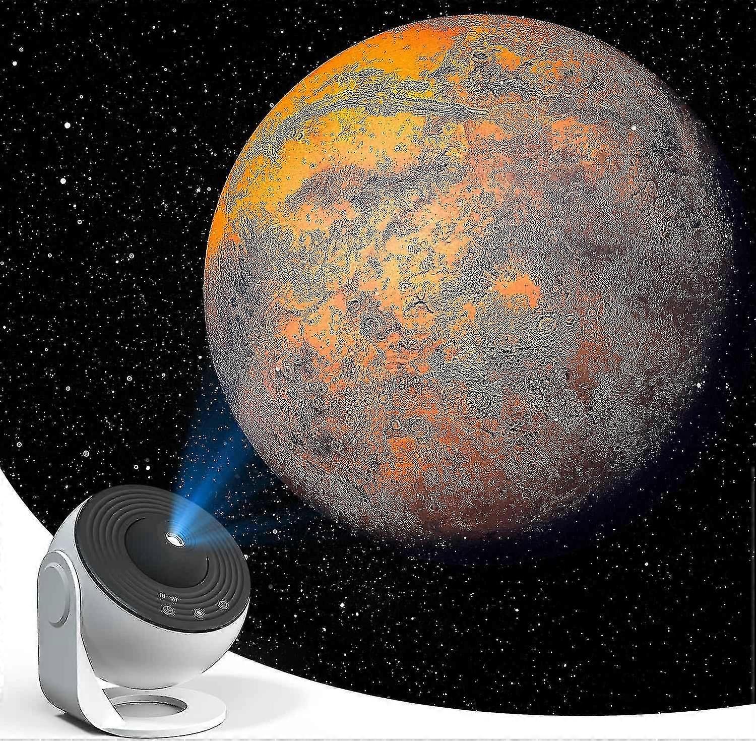 13'ü 1 Arada Planetaryum Galaksi Projektörü, Zamanlayıcılı 8k Yıldız Projektörü, Çocuklar İçin Nebula Yıldız Gece Lambası-Yvan