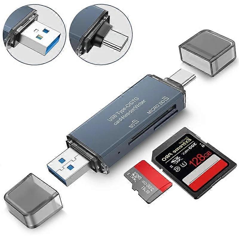 SKOWER High Speed Type C Card Reader USB 3.0 Micro SD TF CF Card Memory Flash Drive Adapter For OTG Camera Laptop Mobile Phone