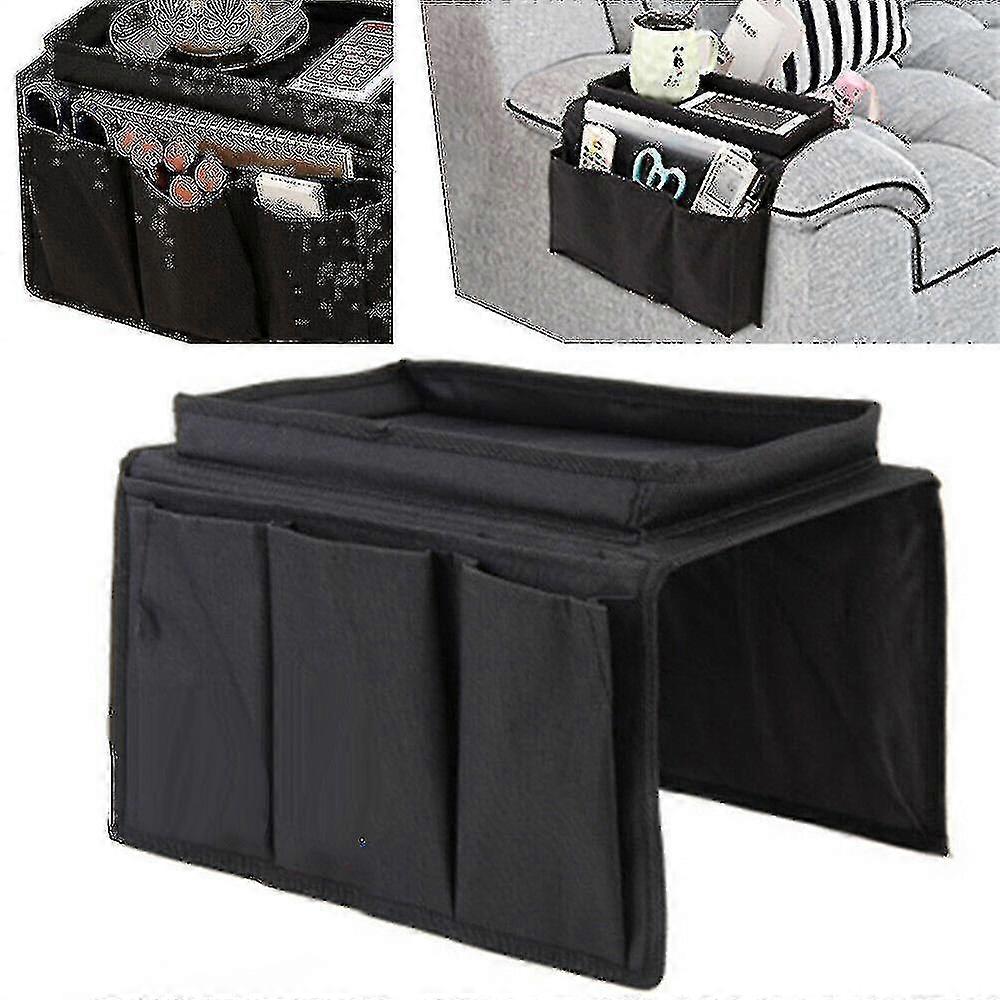 6 Pockets Couch Storage Bag Organizer For Sofa Caddy Arm Rest