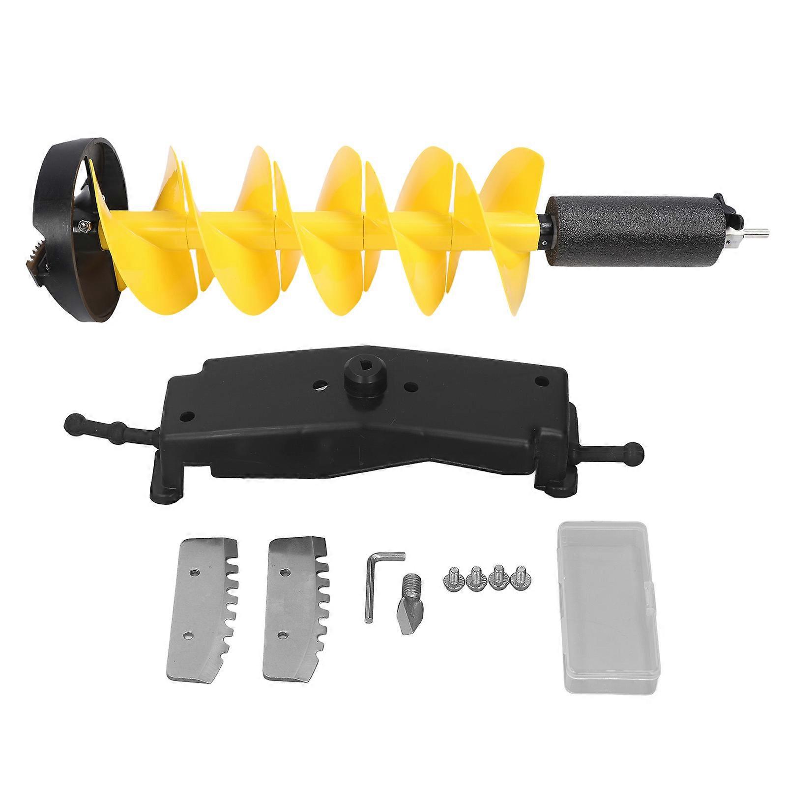 Ice Auger for Fishing Enthusiasts Electric Nylon Corless with Positioning Drill On Winter