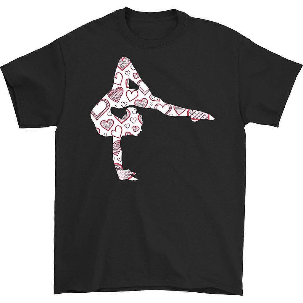 Heart Patterned Gymnast T-shirt