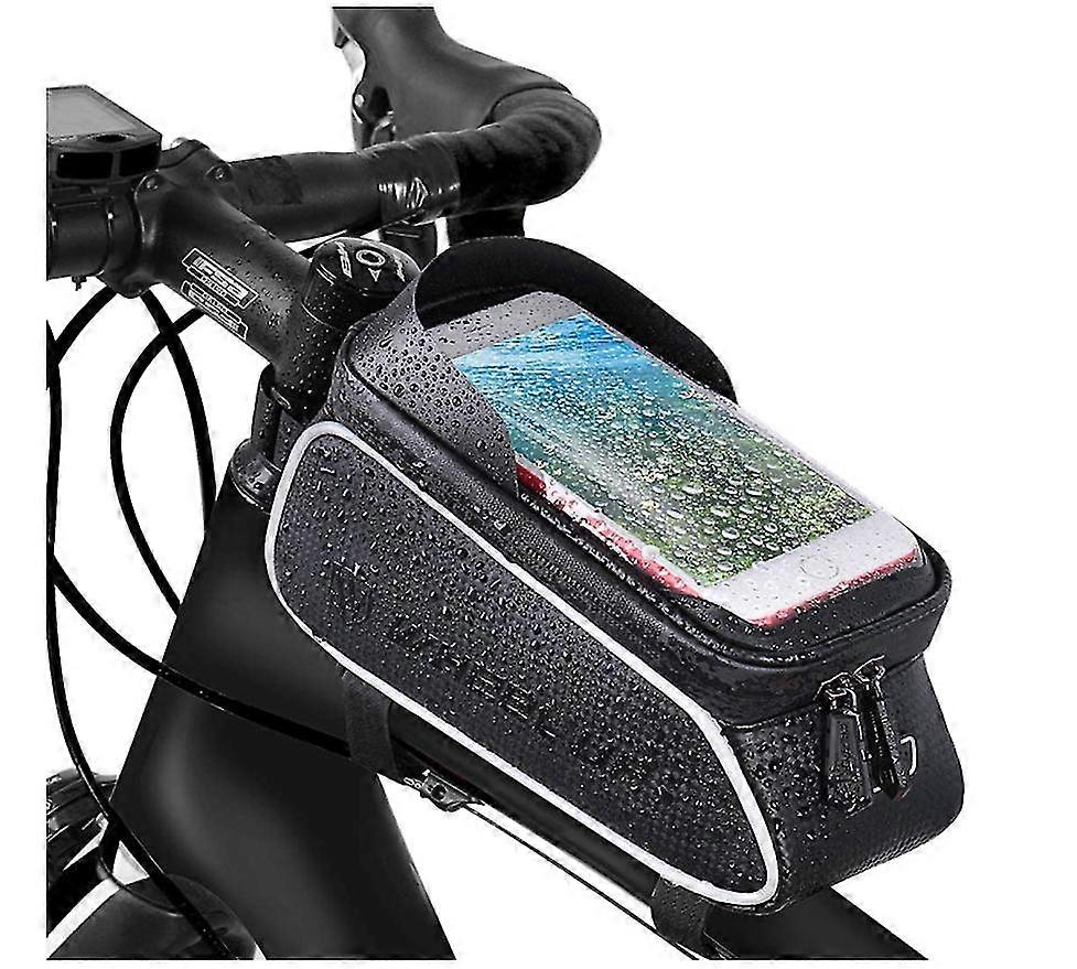 Bike Frame Bag, Waterproof Cycling Front Top Tube Pouch Bike Frame