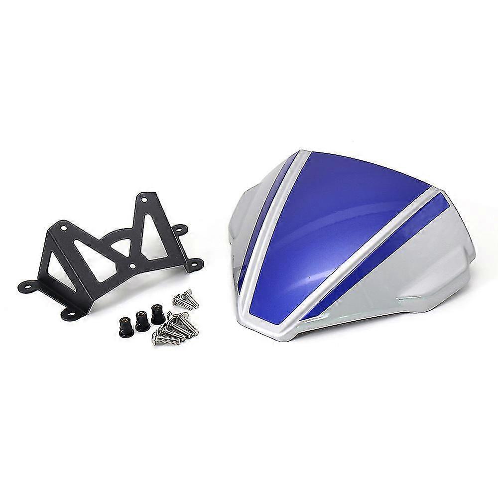 motorcycle windshield sport windscreen visor (blue+grey)