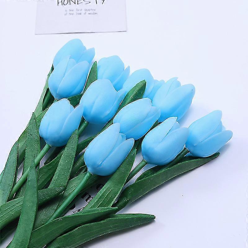 12 Tulips Fake Flowers Simulation Flowers Wedding Decoration Ornaments Scandinavian Wind Simulation Plant