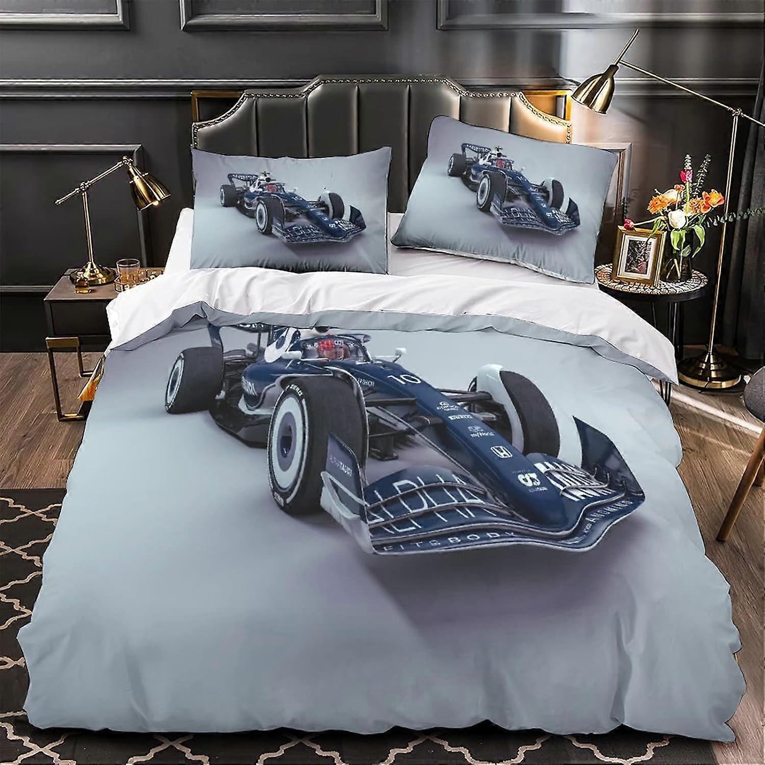 Pillowcase 48cmx75cm Racing Car Single Duvet Cover Pillowcase