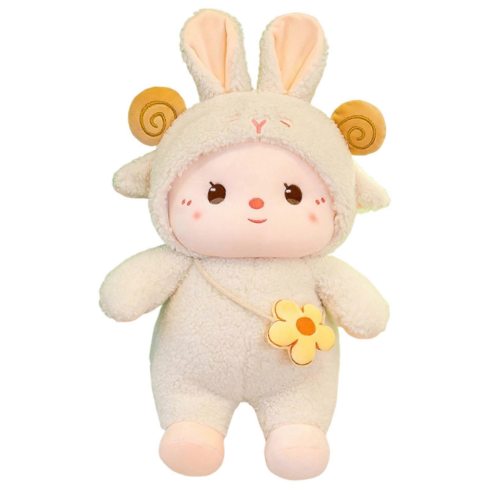 Cute Bunny Plush Toy Dolls No fading and Good Elasticity Gift for Christmas Birthday New Year