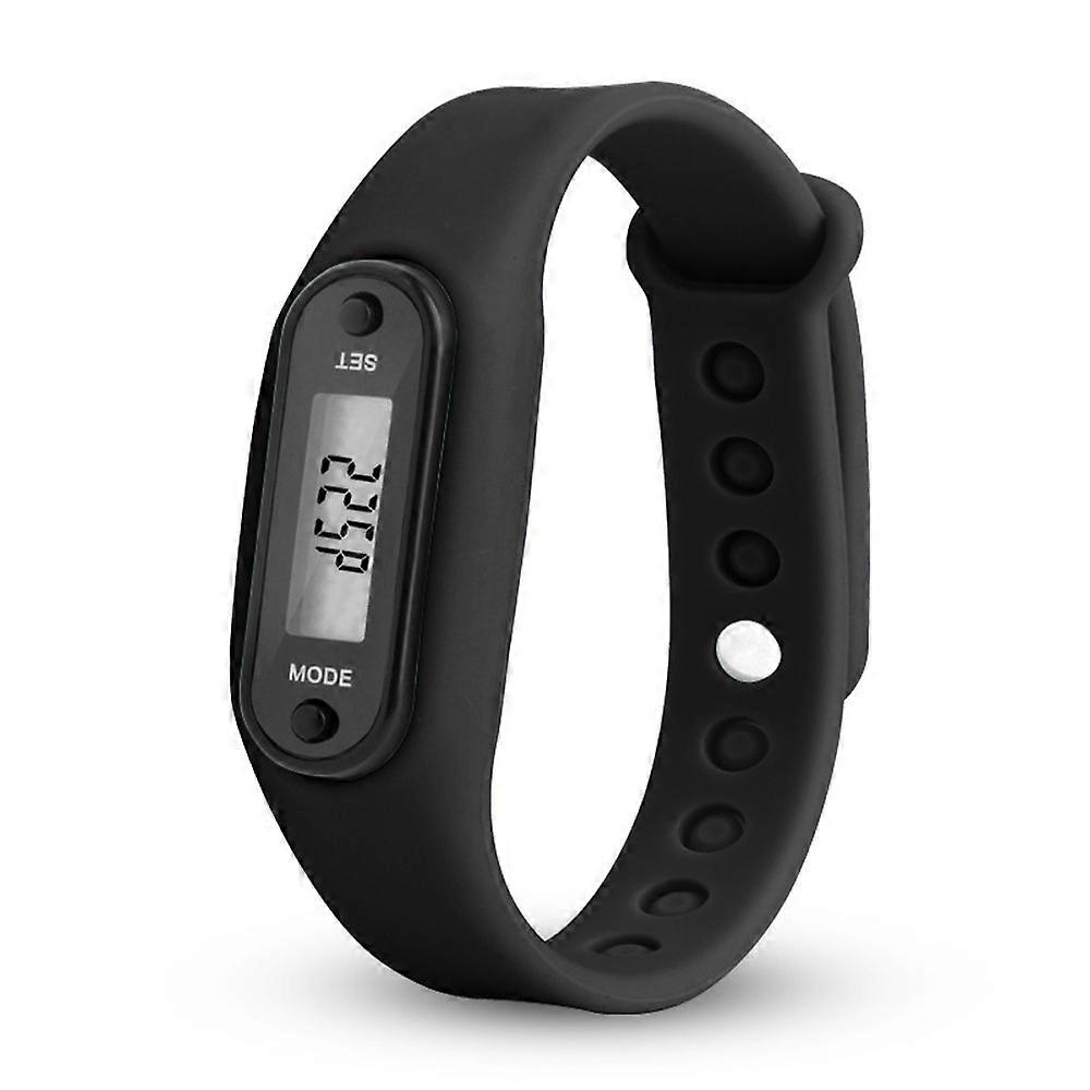 Run Step Watch Bracelet Pedometer Calorie Counter Digital LCD Walking Distance