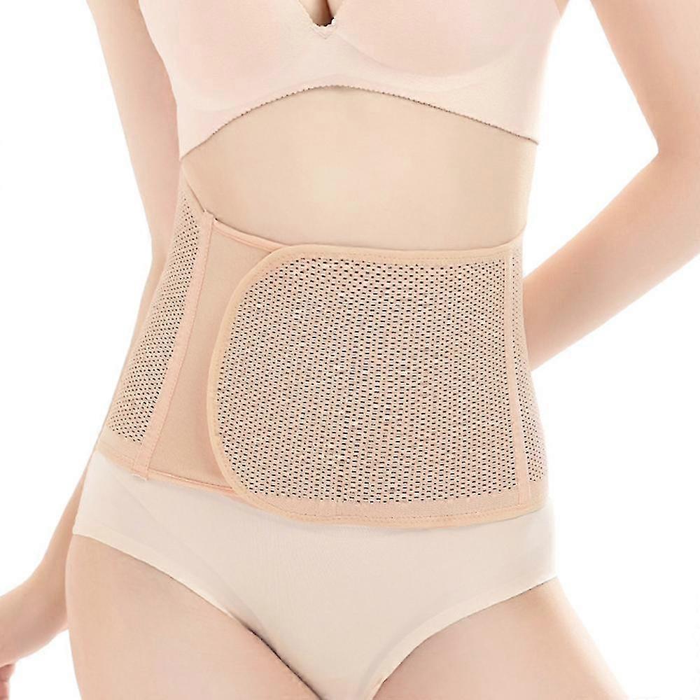 Adjustable Mesh Breathable Elastic Postpartum Abdominal Wrap, Female Body Shaping Binding Device