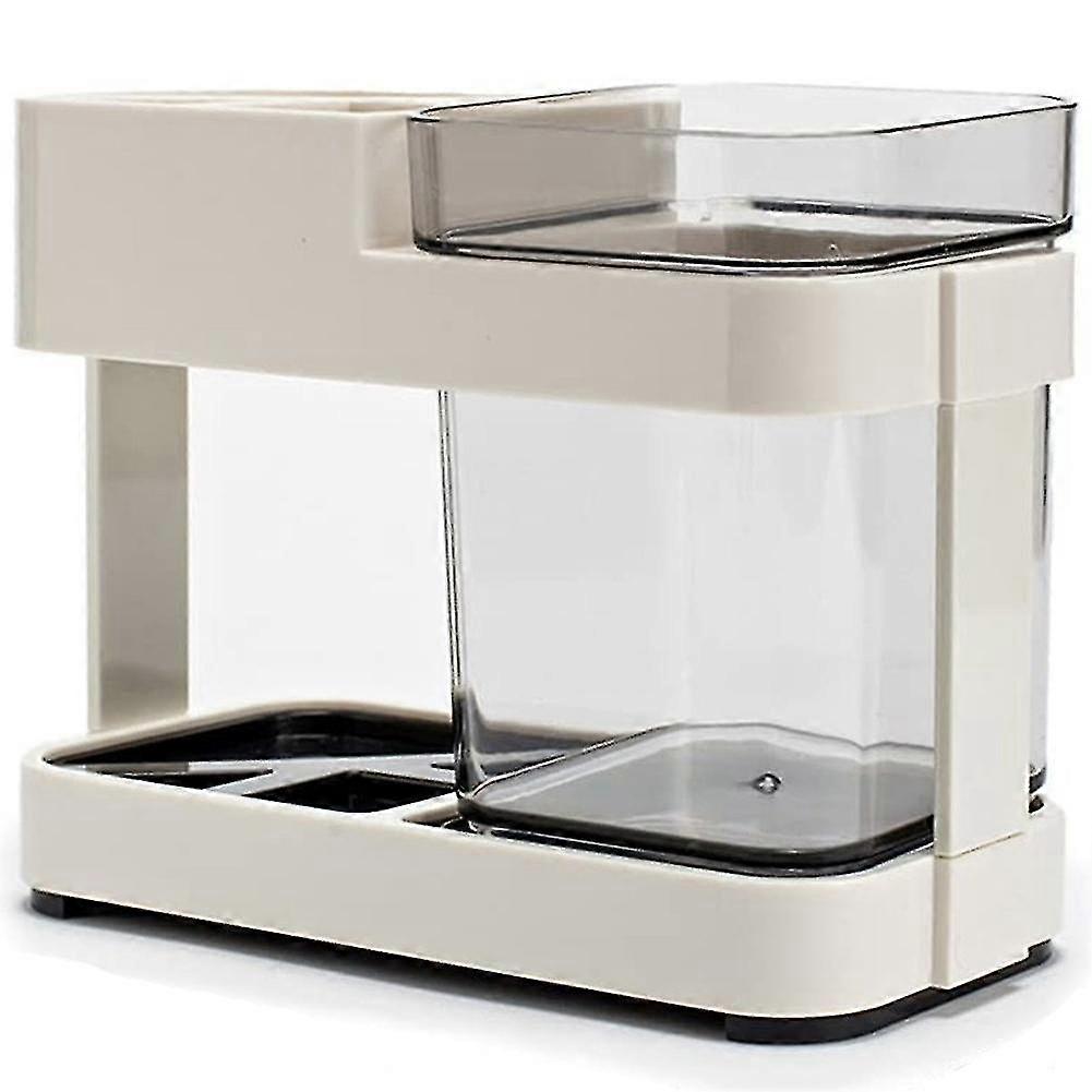 Toothbrush Toothpaste Holder With 1 Cup Bathroom Storage Organizer
