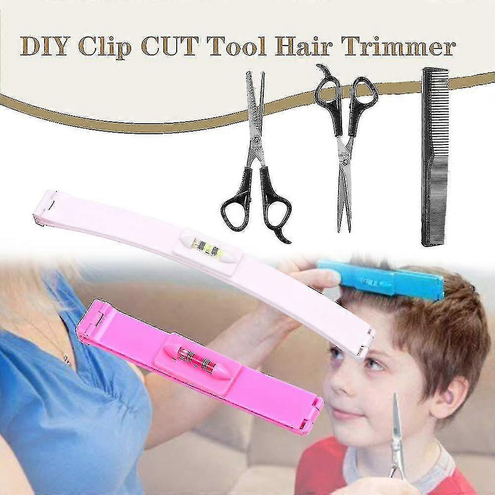 Hair Scissors Hair Cutting Aid Clip Salon Tools Hair Styling Ruler ...